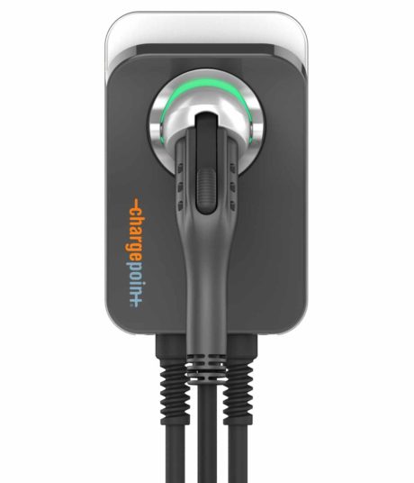 ChargePoint Home 25 Plug electric car charging station EVSE close up view