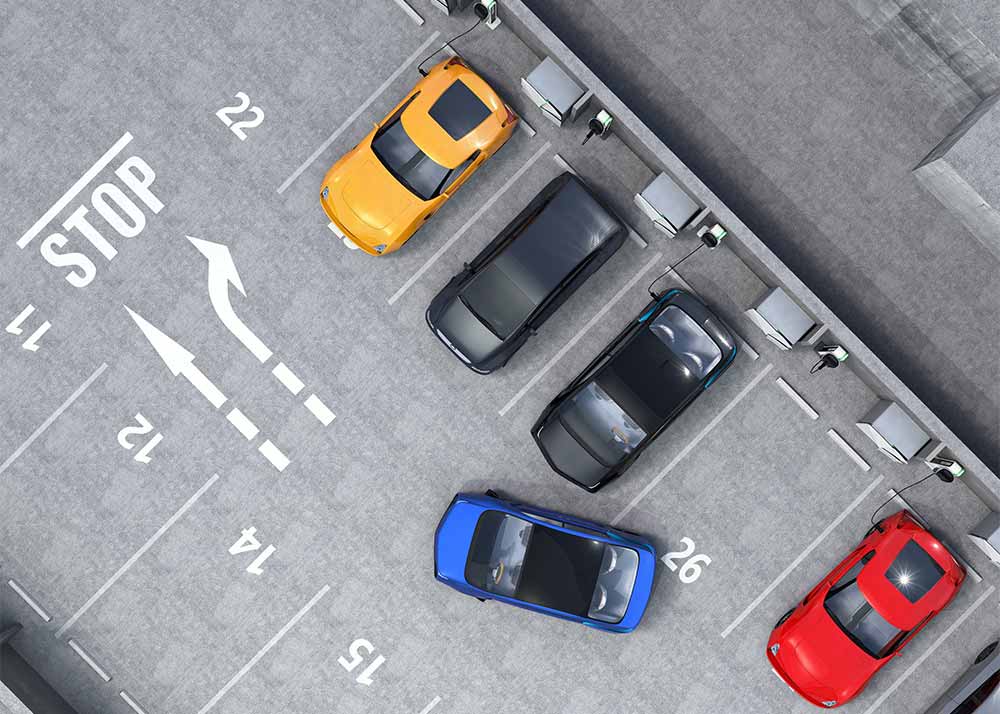 EV charging stations for electric car charging - commercial apartments condominiums