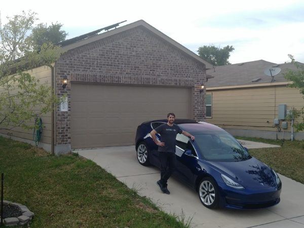 Jay Thomas with Tesla
