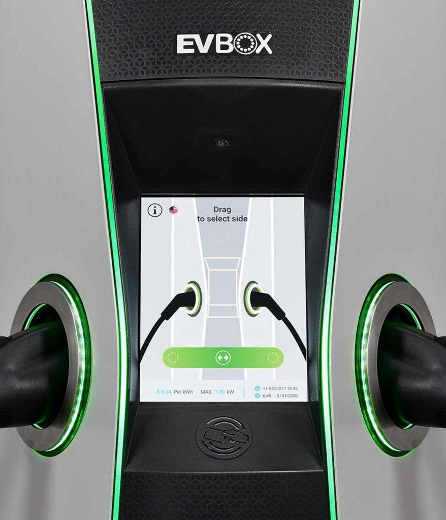 Evbox Iqon Level Electric Vehicle Charger Smart Charge America