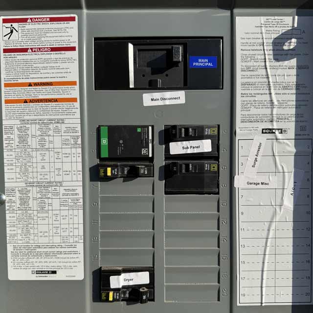 Upload a close up image of your main electrical panel