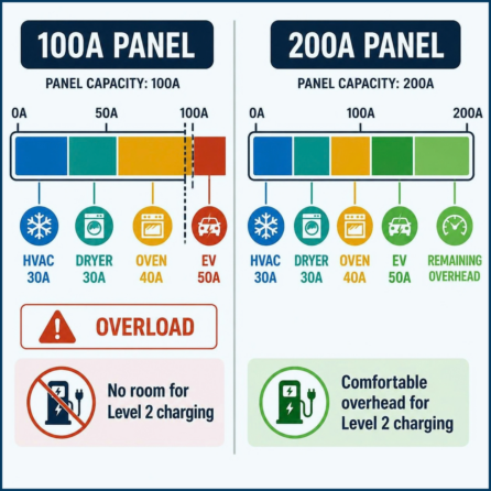 Panel Capacity 101: Will Your Home's Electrical Panel Support a Level 2 Charger?